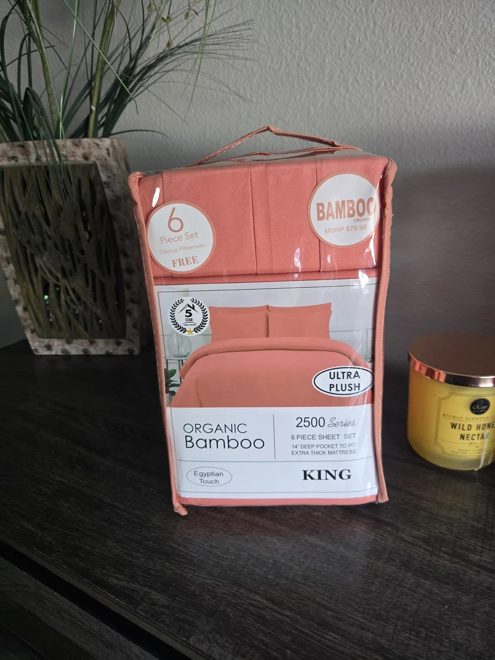 Organic Bamboo King Sheet Set